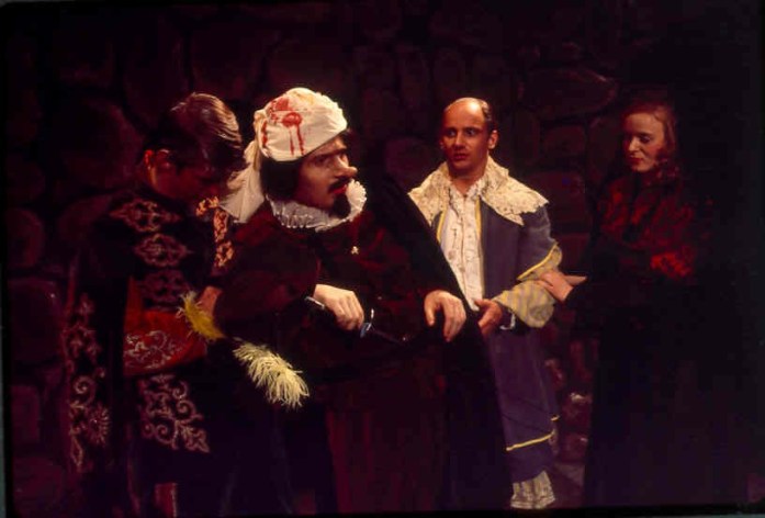 Cyrano de Bergerac, near his death.