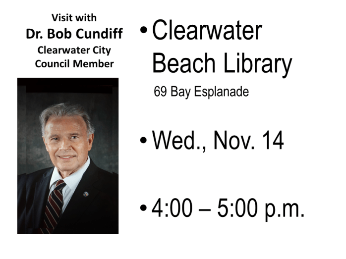 Visit with Clearwater Beach library